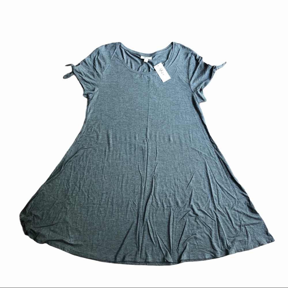 Style & Co simple gray dress comfortable